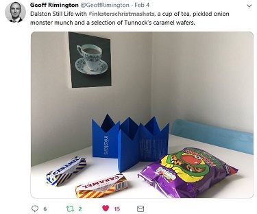 Inksters Christmas Hats 2018 - Geoff Remmington - Still Life